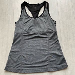 Cute Grey Reebok Athletic Tank Top Medium